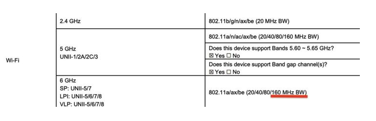 苹果iPhone 17系列Wi-Fi 7仅支持160MHz带宽，不支持320MHz